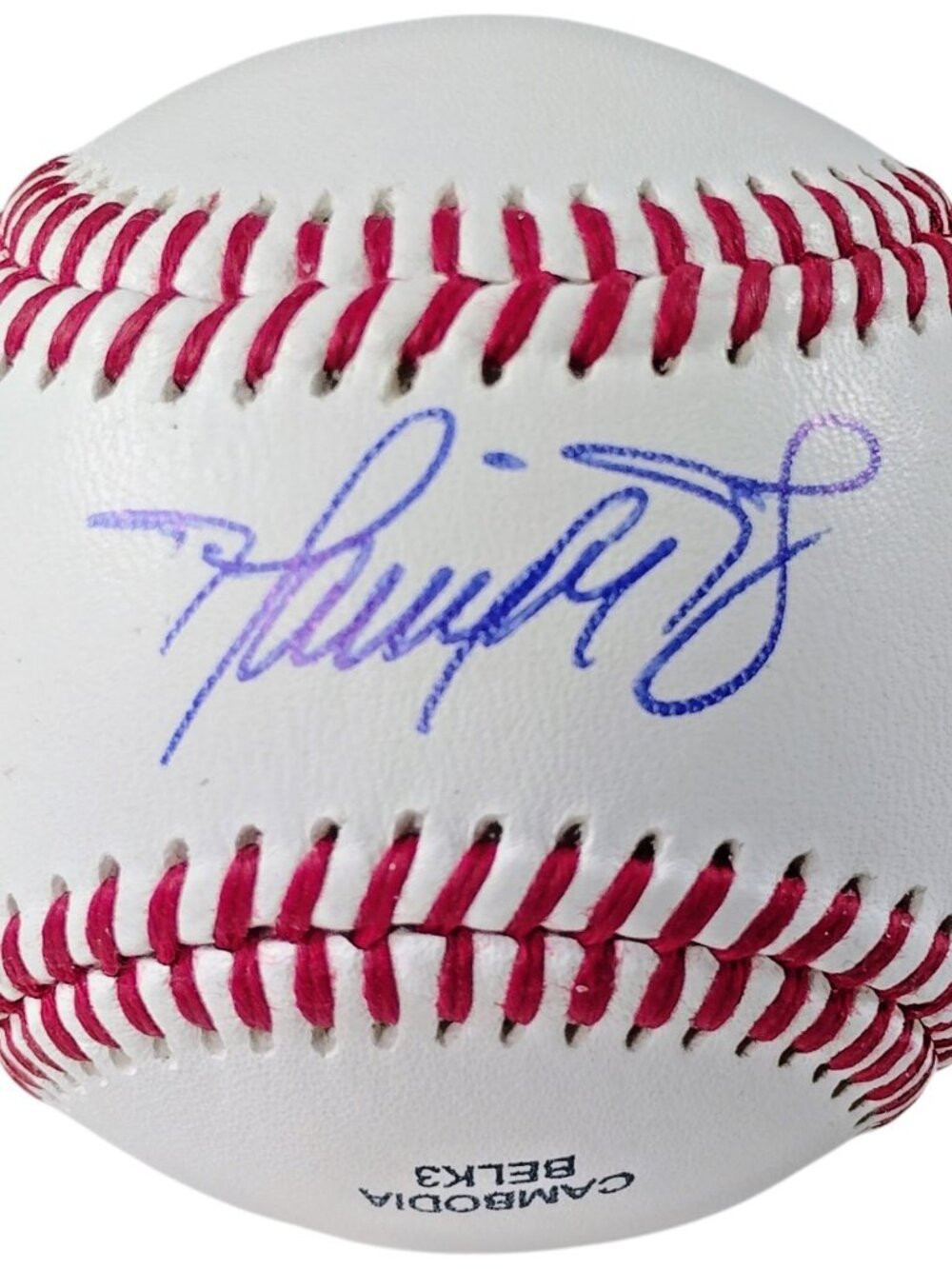 Harrison Bader Autographed Baseball SF Giants Signed COA Proof Photo